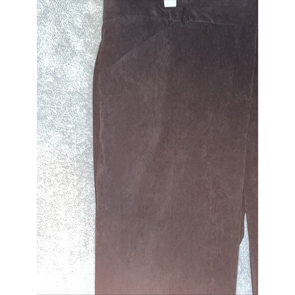 Norma Kamali Pants Womens 16 Black Corduroy Bootcut Old Money Quiet Luxury - Picture 8 of 10